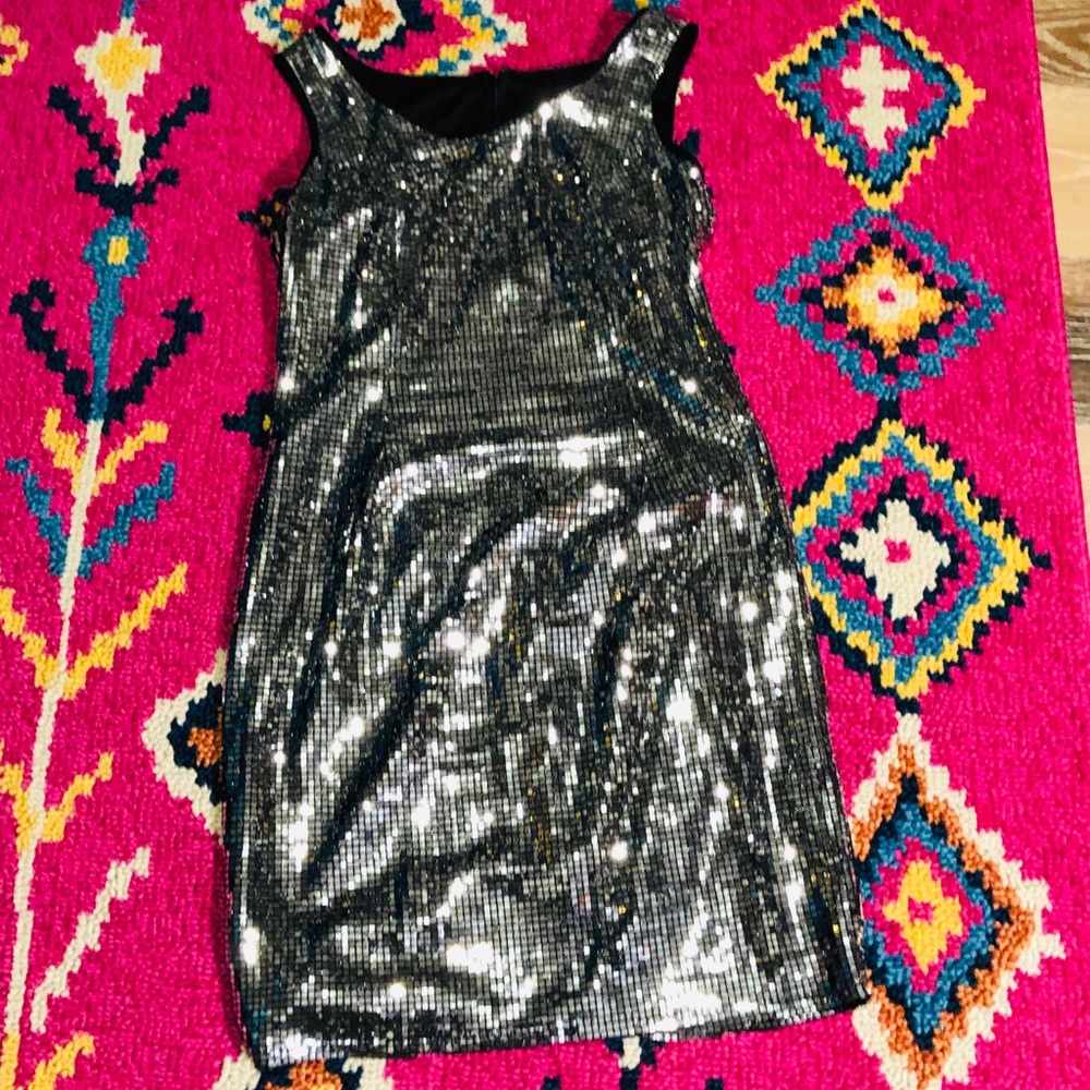 NWT $129 JOHN MEYER SILVER DRESS